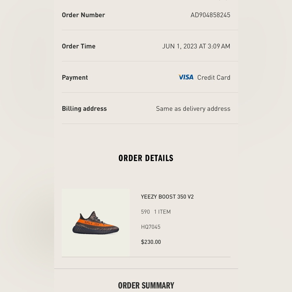 Yeezy Boost 350 V2 carbon beluga shoes excellent authentic with box size 7 - Picture 3 of 7